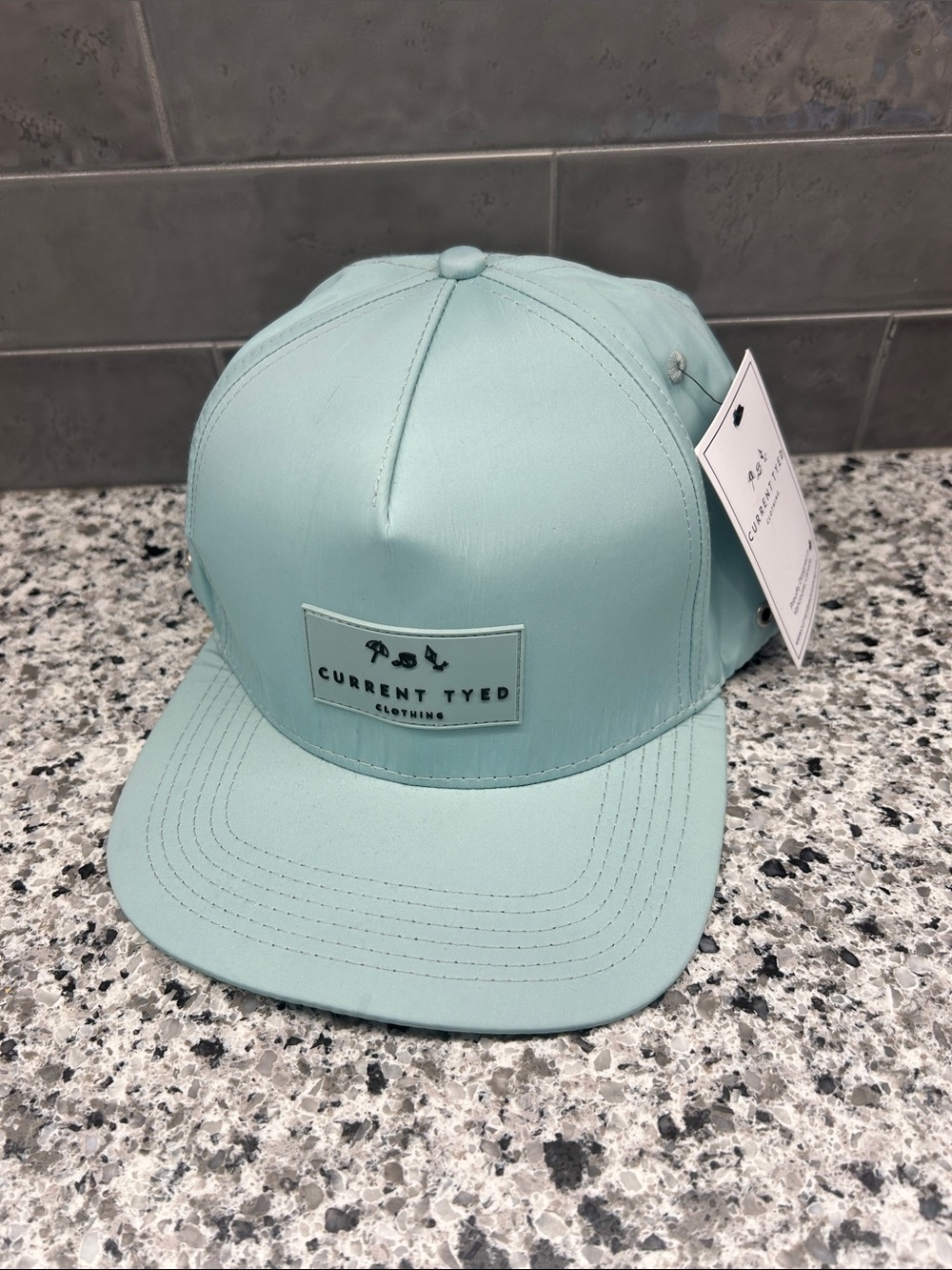 Current Tyed Men's Waterproof Mint Snapback Hat